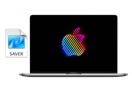 Hình động logo quả táo cho macOS, mời các bạn tải về <3