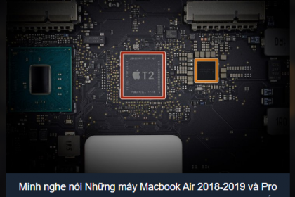 Cảnh báo nâng cấp Macbook cho macbook Air 2018 2019 