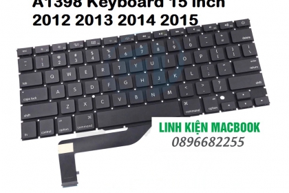 sửa chữa, thay bàn phím Macbook pro 15 inch 2012 2013 2014 2015 A1398 keyboard