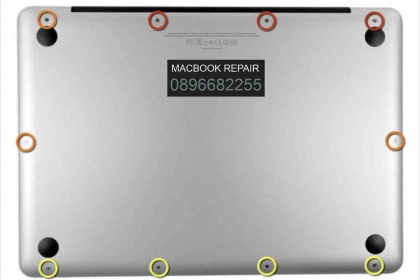 Hướng dẫn thay các thành phần bên trong macbook pro 13 inch 2012 A1278 