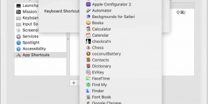 Tạo phím tắt tuỳ chỉnh cho tất cả ứng dụng trên macOS  App Shortcuts
