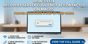 Hướng dẫn sửa lỗi Recovery Server Could Not be Contacted on Mac OS 